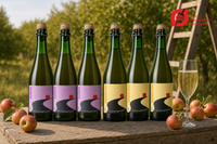 🍏🍎 Økologisk Cider – Halvt Om Halvt